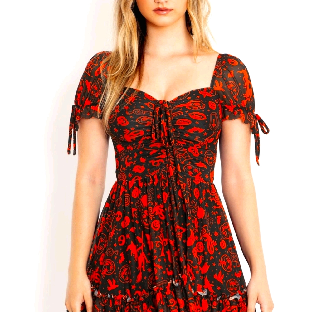 Blackmilk Witching Hour Short Tea Party Dress